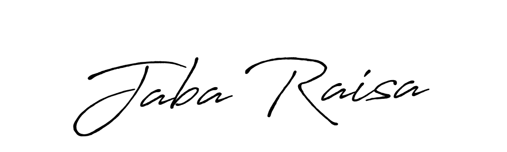 Also we have Jaba Raisa name is the best signature style. Create professional handwritten signature collection using Antro_Vectra_Bolder autograph style. Jaba Raisa signature style 7 images and pictures png