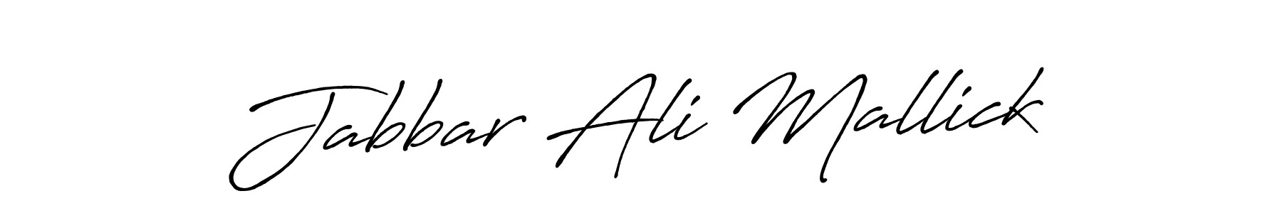 It looks lik you need a new signature style for name Jabbar Ali Mallick. Design unique handwritten (Antro_Vectra_Bolder) signature with our free signature maker in just a few clicks. Jabbar Ali Mallick signature style 7 images and pictures png