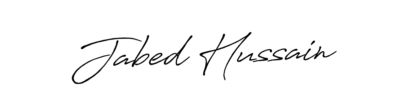 Antro_Vectra_Bolder is a professional signature style that is perfect for those who want to add a touch of class to their signature. It is also a great choice for those who want to make their signature more unique. Get Jabed Hussain name to fancy signature for free. Jabed Hussain signature style 7 images and pictures png