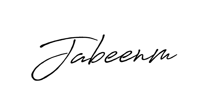 Make a beautiful signature design for name Jabeenm. Use this online signature maker to create a handwritten signature for free. Jabeenm signature style 7 images and pictures png