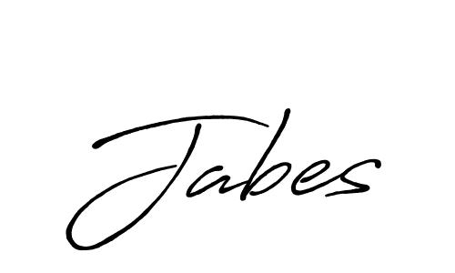 Create a beautiful signature design for name Jabes. With this signature (Antro_Vectra_Bolder) fonts, you can make a handwritten signature for free. Jabes signature style 7 images and pictures png