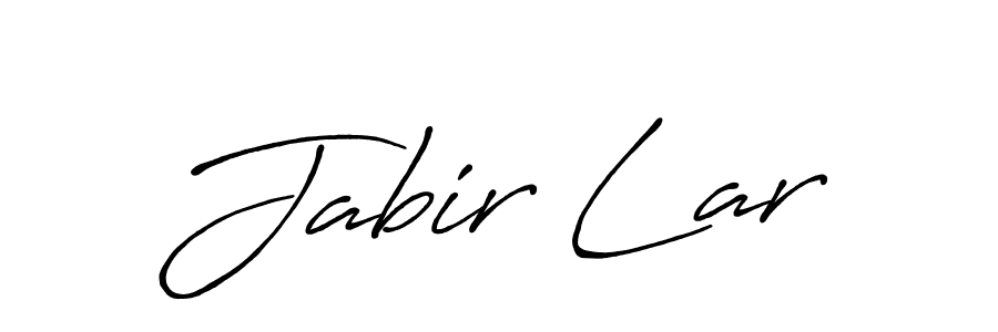 The best way (Antro_Vectra_Bolder) to make a short signature is to pick only two or three words in your name. The name Jabir Lar include a total of six letters. For converting this name. Jabir Lar signature style 7 images and pictures png