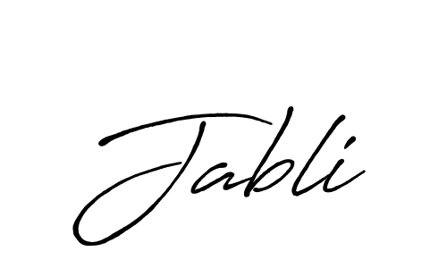 Once you've used our free online signature maker to create your best signature Antro_Vectra_Bolder style, it's time to enjoy all of the benefits that Jabli name signing documents. Jabli signature style 7 images and pictures png
