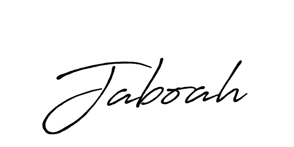 Jaboah stylish signature style. Best Handwritten Sign (Antro_Vectra_Bolder) for my name. Handwritten Signature Collection Ideas for my name Jaboah. Jaboah signature style 7 images and pictures png
