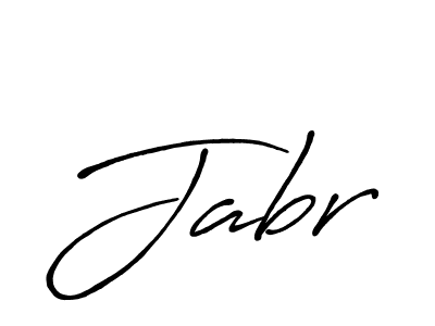 Make a beautiful signature design for name Jabr. With this signature (Antro_Vectra_Bolder) style, you can create a handwritten signature for free. Jabr signature style 7 images and pictures png