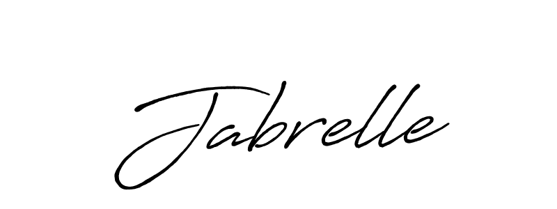 Design your own signature with our free online signature maker. With this signature software, you can create a handwritten (Antro_Vectra_Bolder) signature for name Jabrelle. Jabrelle signature style 7 images and pictures png