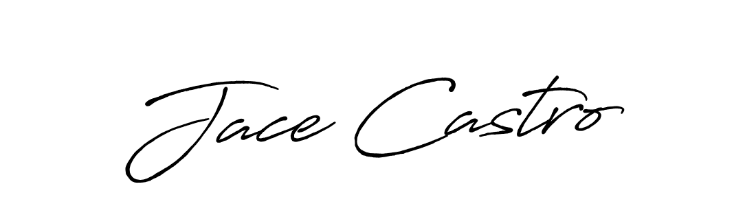 Create a beautiful signature design for name Jace Castro. With this signature (Antro_Vectra_Bolder) fonts, you can make a handwritten signature for free. Jace Castro signature style 7 images and pictures png