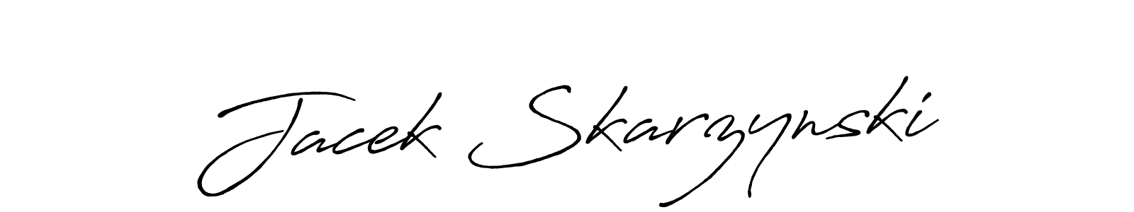 Jacek Skarzynski stylish signature style. Best Handwritten Sign (Antro_Vectra_Bolder) for my name. Handwritten Signature Collection Ideas for my name Jacek Skarzynski. Jacek Skarzynski signature style 7 images and pictures png
