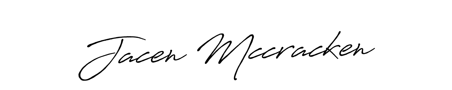 You should practise on your own different ways (Antro_Vectra_Bolder) to write your name (Jacen Mccracken) in signature. don't let someone else do it for you. Jacen Mccracken signature style 7 images and pictures png