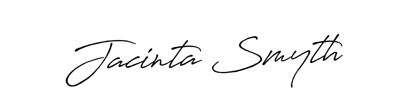 Antro_Vectra_Bolder is a professional signature style that is perfect for those who want to add a touch of class to their signature. It is also a great choice for those who want to make their signature more unique. Get Jacinta Smyth name to fancy signature for free. Jacinta Smyth signature style 7 images and pictures png