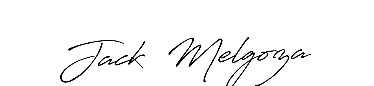 How to make Jack  Melgoza name signature. Use Antro_Vectra_Bolder style for creating short signs online. This is the latest handwritten sign. Jack  Melgoza signature style 7 images and pictures png