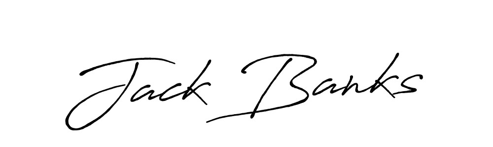Use a signature maker to create a handwritten signature online. With this signature software, you can design (Antro_Vectra_Bolder) your own signature for name Jack Banks. Jack Banks signature style 7 images and pictures png