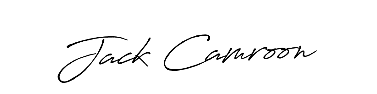 How to make Jack Camroon name signature. Use Antro_Vectra_Bolder style for creating short signs online. This is the latest handwritten sign. Jack Camroon signature style 7 images and pictures png