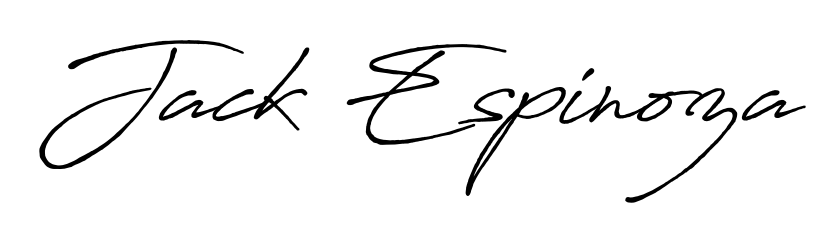 Discover how Jack Espinoza looks in an executive cursive font (Antro_Vectra_Bolder). Perfect for legal documents, invoices, and certificates. Jack Espinoza signature style 7 images and pictures png