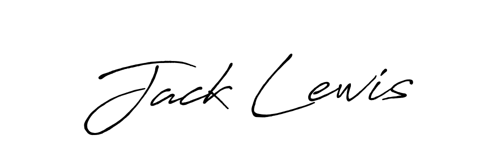 Design your own signature with our free online signature maker. With this signature software, you can create a handwritten (Antro_Vectra_Bolder) signature for name Jack Lewis. Jack Lewis signature style 7 images and pictures png