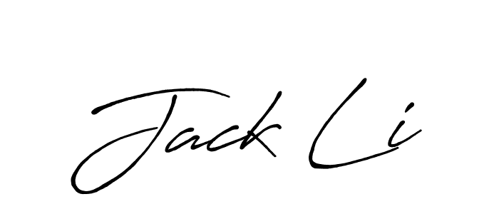 Use a signature maker to create a handwritten signature online. With this signature software, you can design (Antro_Vectra_Bolder) your own signature for name Jack Li. Jack Li signature style 7 images and pictures png