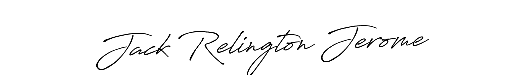 How to make Jack Relington Jerome name signature. Use Antro_Vectra_Bolder style for creating short signs online. This is the latest handwritten sign. Jack Relington Jerome signature style 7 images and pictures png