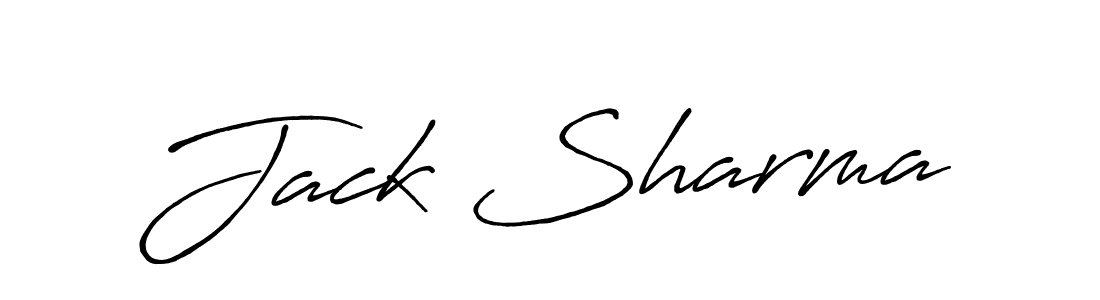 You should practise on your own different ways (Antro_Vectra_Bolder) to write your name (Jack Sharma) in signature. don't let someone else do it for you. Jack Sharma signature style 7 images and pictures png