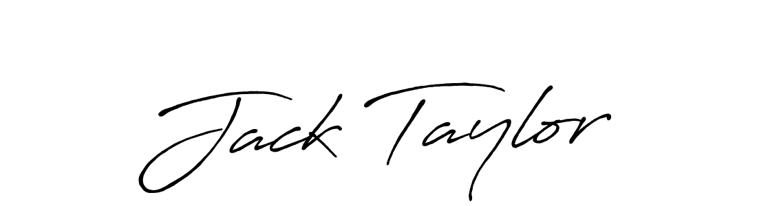 How to make Jack Taylor name signature. Use Antro_Vectra_Bolder style for creating short signs online. This is the latest handwritten sign. Jack Taylor signature style 7 images and pictures png