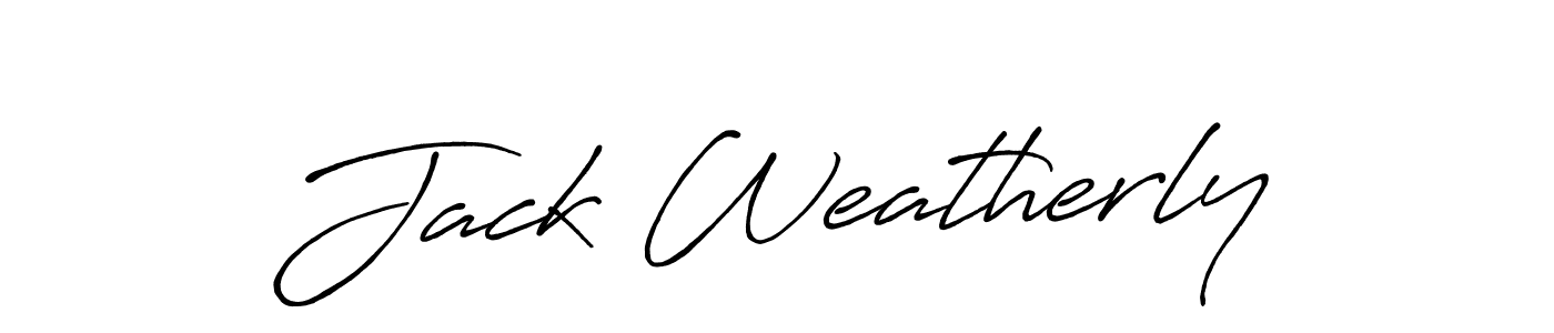 Jack Weatherly stylish signature style. Best Handwritten Sign (Antro_Vectra_Bolder) for my name. Handwritten Signature Collection Ideas for my name Jack Weatherly. Jack Weatherly signature style 7 images and pictures png