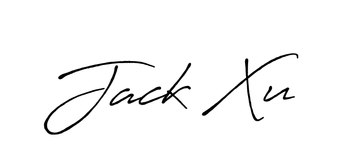 Design your own signature with our free online signature maker. With this signature software, you can create a handwritten (Antro_Vectra_Bolder) signature for name Jack Xu. Jack Xu signature style 7 images and pictures png