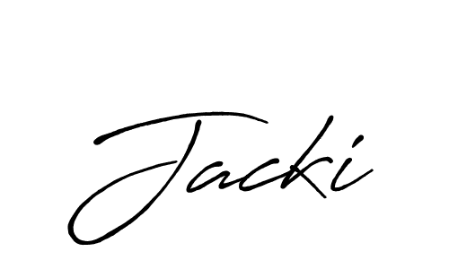 if you are searching for the best signature style for your name Jacki. so please give up your signature search. here we have designed multiple signature styles  using Antro_Vectra_Bolder. Jacki signature style 7 images and pictures png