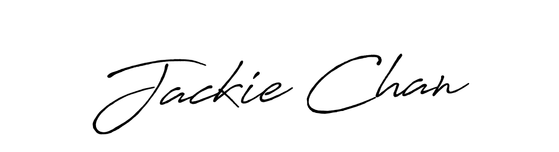 Make a beautiful signature design for name Jackie Chan. With this signature (Antro_Vectra_Bolder) style, you can create a handwritten signature for free. Jackie Chan signature style 7 images and pictures png