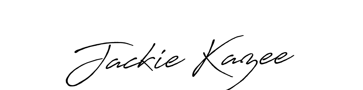 It looks lik you need a new signature style for name Jackie Kazee. Design unique handwritten (Antro_Vectra_Bolder) signature with our free signature maker in just a few clicks. Jackie Kazee signature style 7 images and pictures png
