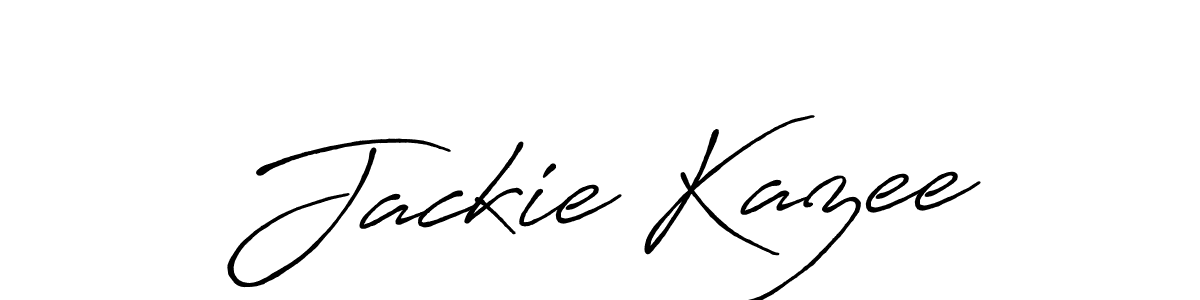 It looks lik you need a new signature style for name Jackie Kazee. Design unique handwritten (Antro_Vectra_Bolder) signature with our free signature maker in just a few clicks. Jackie Kazee signature style 7 images and pictures png