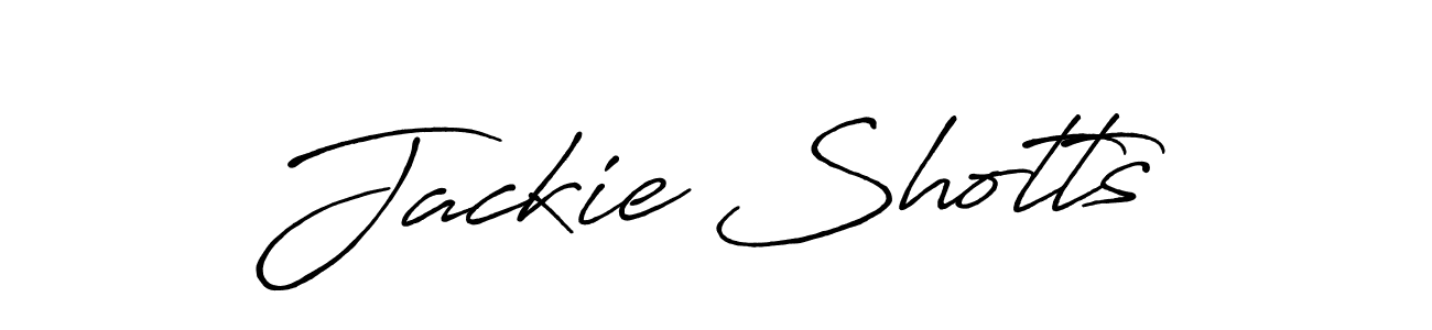 How to make Jackie Shotts name signature. Use Antro_Vectra_Bolder style for creating short signs online. This is the latest handwritten sign. Jackie Shotts signature style 7 images and pictures png