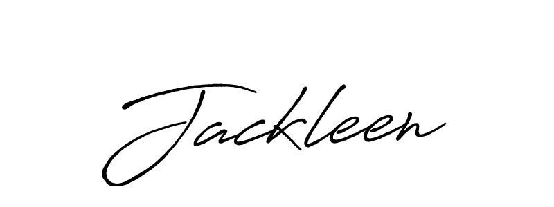 How to make Jackleen signature? Antro_Vectra_Bolder is a professional autograph style. Create handwritten signature for Jackleen name. Jackleen signature style 7 images and pictures png