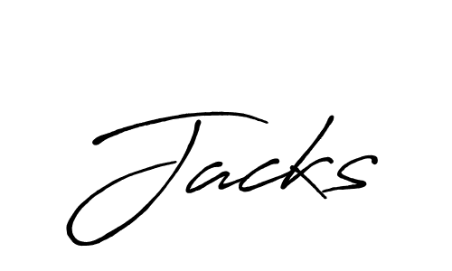 Create a beautiful signature design for name Jacks. With this signature (Antro_Vectra_Bolder) fonts, you can make a handwritten signature for free. Jacks signature style 7 images and pictures png