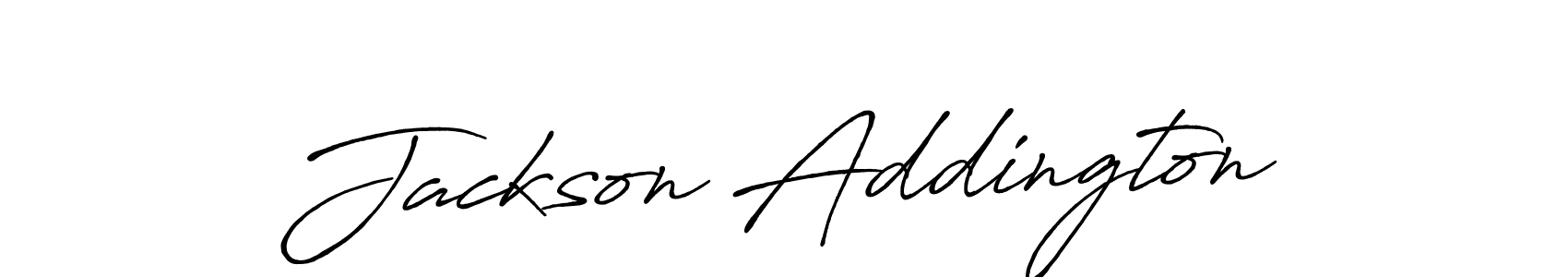 How to make Jackson Addington name signature. Use Antro_Vectra_Bolder style for creating short signs online. This is the latest handwritten sign. Jackson Addington signature style 7 images and pictures png