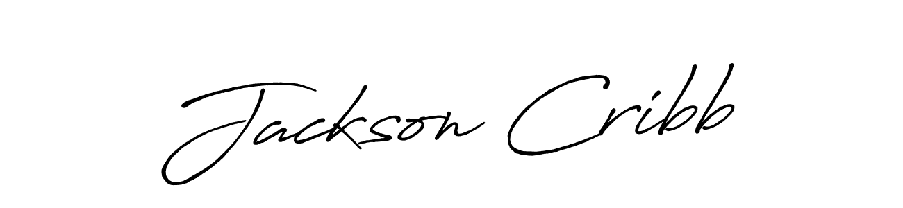 Design your own signature with our free online signature maker. With this signature software, you can create a handwritten (Antro_Vectra_Bolder) signature for name Jackson Cribb. Jackson Cribb signature style 7 images and pictures png