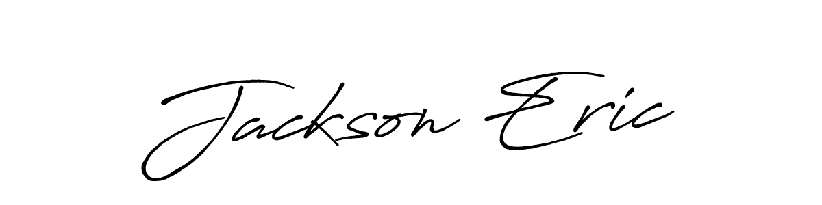 It looks lik you need a new signature style for name Jackson Eric. Design unique handwritten (Antro_Vectra_Bolder) signature with our free signature maker in just a few clicks. Jackson Eric signature style 7 images and pictures png