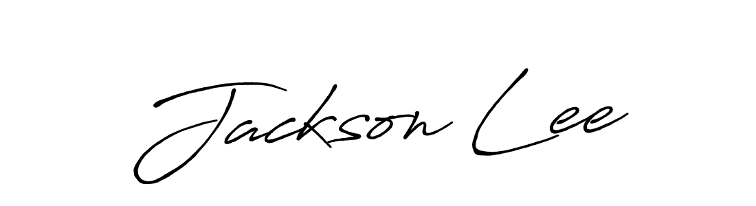 Create a beautiful signature design for name Jackson Lee. With this signature (Antro_Vectra_Bolder) fonts, you can make a handwritten signature for free. Jackson Lee signature style 7 images and pictures png