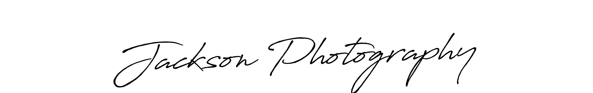 How to make Jackson Photography signature? Antro_Vectra_Bolder is a professional autograph style. Create handwritten signature for Jackson Photography name. Jackson Photography signature style 7 images and pictures png