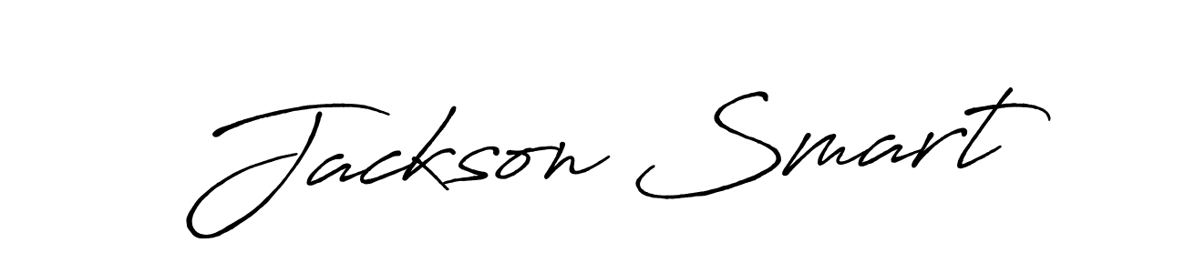 if you are searching for the best signature style for your name Jackson Smart. so please give up your signature search. here we have designed multiple signature styles  using Antro_Vectra_Bolder. Jackson Smart signature style 7 images and pictures png