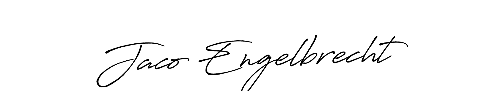 How to make Jaco Engelbrecht signature? Antro_Vectra_Bolder is a professional autograph style. Create handwritten signature for Jaco Engelbrecht name. Jaco Engelbrecht signature style 7 images and pictures png