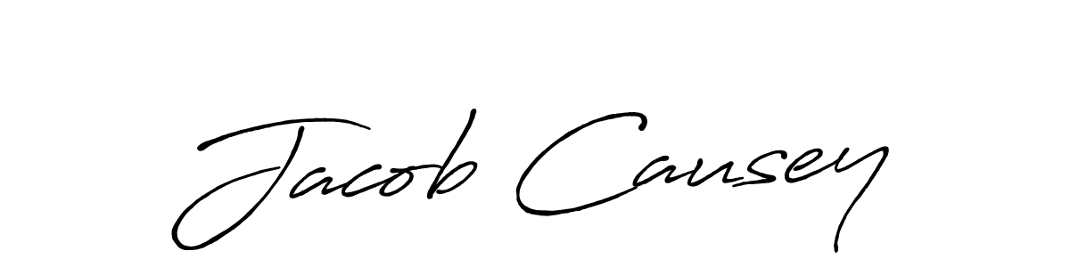 Also we have Jacob Causey name is the best signature style. Create professional handwritten signature collection using Antro_Vectra_Bolder autograph style. Jacob Causey signature style 7 images and pictures png