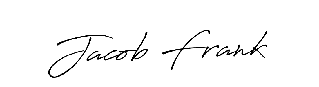 Jacob Frank stylish signature style. Best Handwritten Sign (Antro_Vectra_Bolder) for my name. Handwritten Signature Collection Ideas for my name Jacob Frank. Jacob Frank signature style 7 images and pictures png