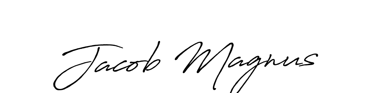 The best way (Antro_Vectra_Bolder) to make a short signature is to pick only two or three words in your name. The name Jacob Magnus include a total of six letters. For converting this name. Jacob Magnus signature style 7 images and pictures png