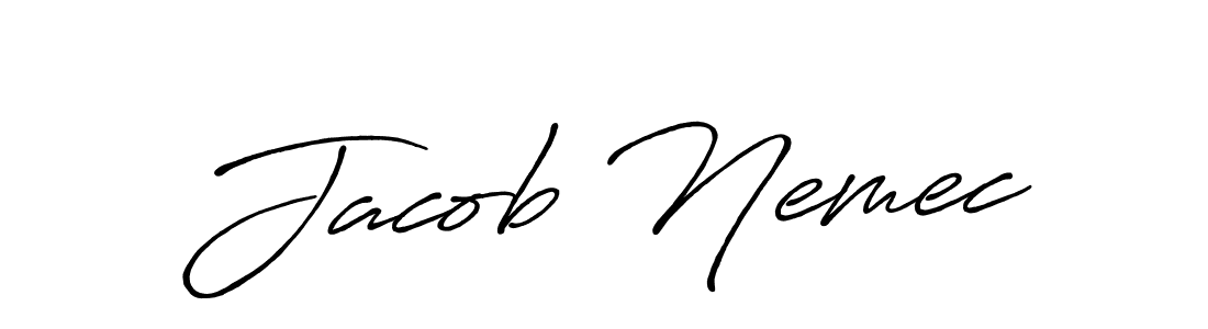 Once you've used our free online signature maker to create your best signature Antro_Vectra_Bolder style, it's time to enjoy all of the benefits that Jacob Nemec name signing documents. Jacob Nemec signature style 7 images and pictures png