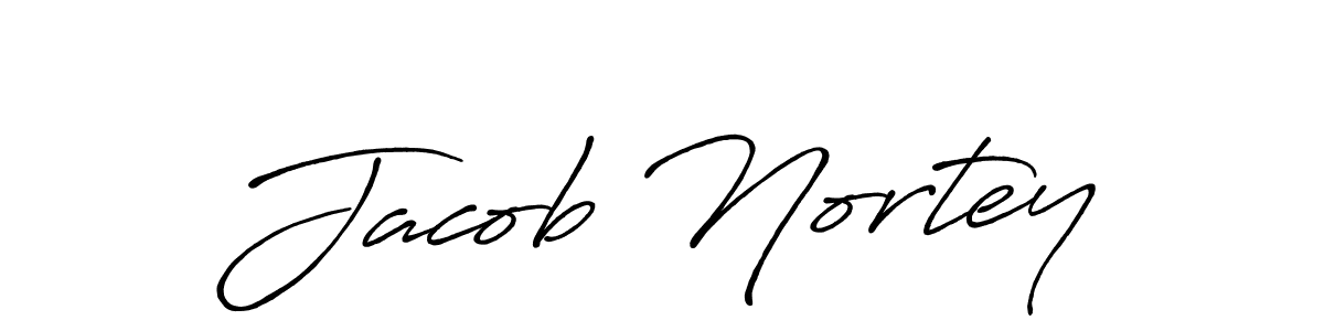 Make a beautiful signature design for name Jacob Nortey. With this signature (Antro_Vectra_Bolder) style, you can create a handwritten signature for free. Jacob Nortey signature style 7 images and pictures png