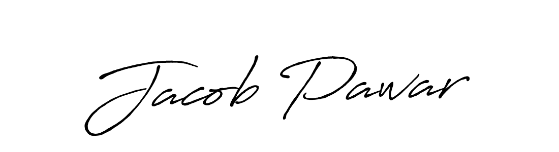 Create a beautiful signature design for name Jacob Pawar. With this signature (Antro_Vectra_Bolder) fonts, you can make a handwritten signature for free. Jacob Pawar signature style 7 images and pictures png