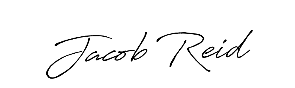 How to make Jacob Reid name signature. Use Antro_Vectra_Bolder style for creating short signs online. This is the latest handwritten sign. Jacob Reid signature style 7 images and pictures png