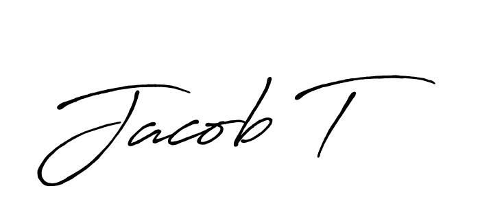 Also we have Jacob T name is the best signature style. Create professional handwritten signature collection using Antro_Vectra_Bolder autograph style. Jacob T signature style 7 images and pictures png