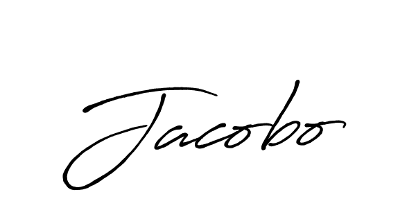 Design your own signature with our free online signature maker. With this signature software, you can create a handwritten (Antro_Vectra_Bolder) signature for name Jacobo. Jacobo signature style 7 images and pictures png