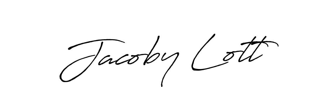 Create a beautiful signature design for name Jacoby Lott. With this signature (Antro_Vectra_Bolder) fonts, you can make a handwritten signature for free. Jacoby Lott signature style 7 images and pictures png