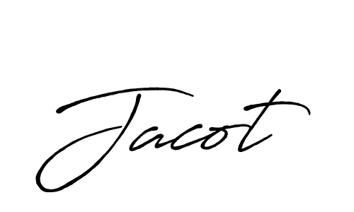 Create a beautiful signature design for name Jacot. With this signature (Antro_Vectra_Bolder) fonts, you can make a handwritten signature for free. Jacot signature style 7 images and pictures png